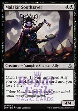 Malakir Soothsayer 2x FOIL OGW MTG Oath of the Gatewatch Uncommon MINT black - Image 1