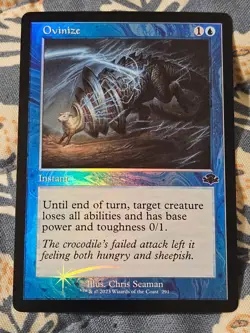 Ovinize FOIL (Retro Frame) Dominaria Remastered MTG Magic - Image 3
