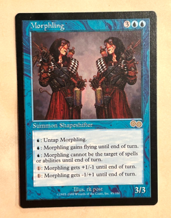 Morphling Urza's Saga Moderately Played (MP) MTG Magic the Gathering Blue - Image 1