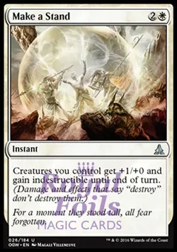 Make a Stand 2x FOIL OGW MTG Oath of the Gatewatch Uncommon MINT white - Image 1