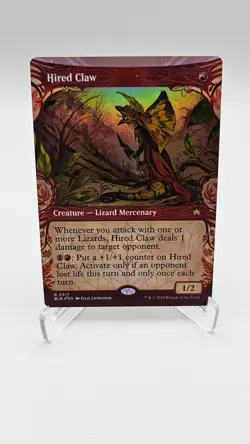 Hired Claw (SHOWCASE) MTG NM Bloomburrow #0317 FOIL - Image 1