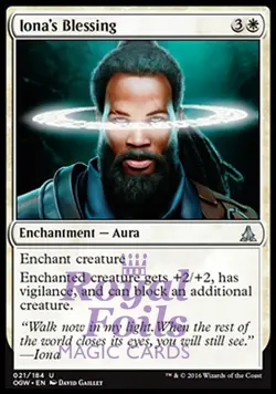 Iona's Blessing 2x FOIL OGW MTG Oath of the Gatewatch Uncommon NM white - Image 1