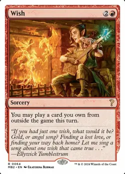 1 x Wish - Mystery Booster 2 - NM-Mint - MTG - Image 1
