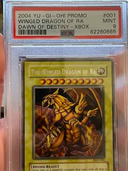 The Winged Dragon of Ra - DOD-001 - Secret Rare - Promo - PSA 9 - Mint - Image 1