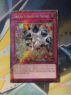 YuGiOh! Breakthrough Skill Platinum Secret Rare RA04-EN202 - Image 1