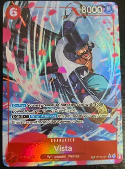 Vista Treasure Rare (TR) OP16-011 - One Piece TCG: The Time of Battle - English - Image 1