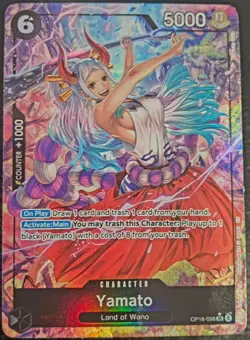 One Piece Yamato Alt Art OP16-098 SR The Time of Battle ENGLISH - Image 1