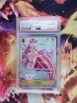 ONE PIECE Shirahoshi EB01-057 SR ALT ART Memorial Collection JAPANESE PSA 10 - Image 1
