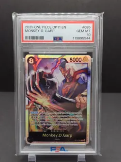 One Piece Op11 English Monkey D Garp Rare Graded Psa 10 - Image 1