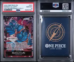 Bandai 2024 One Piece CCG Monkey D. Luffy OP07-091 Offline Regionals EN PSA 10 - Image 3