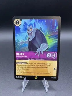 Hades Looking for a Deal 056/204 Legendary Whispers in the Well Disney Lorcana - Image 1