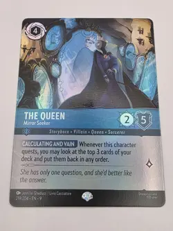 Disney Lorcana The Queen - Mirror Seeker Epic 219/204 Fabled - Image 1