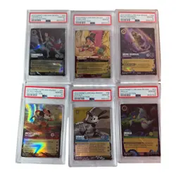 DISNEY LORCANA D23 COLLECTORS EXPO SET - COMPLETE PSA 10 SET - Image 1