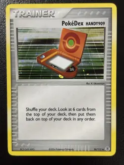 Pokemon Card - PokeDex (HANDY909) FireRed & LeafGreen 96/112 Reverse Holo NM - Image 1