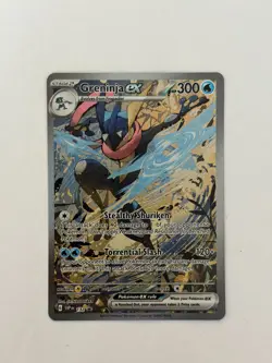 Pokemon TCG Greninja ex SVP132 Scarlet & Violet Black Star Promo Holo Card New - Image 1