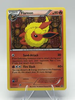 Pokemon TCG Flareon Black Star Promo Holo Card BW88 - Image 1