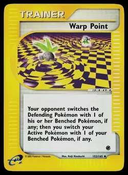 Pokemon Card - Warp Point Expedition Base Set 152/165 Reverse Holo Uncommon - Image 1