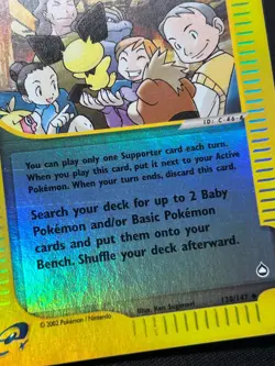 Pokemon Card - Pokemon Fan Club Aquapolis 130 Reverse Holo Uncommon - Image 3
