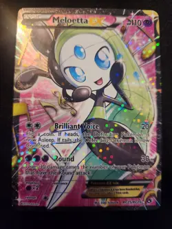 Pokemon Meloetta EX RC11/RC25 + RC25/RC25 Holo card lot! NM+ free gift included! - Image 3