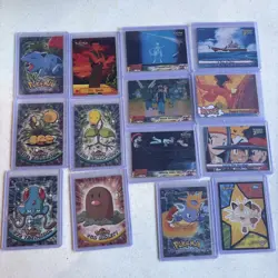 14 Lot Topps Pokemon Movie Cards - Image 1