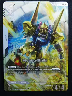 Hyaku-Shiki GD02-072 R+ Foil - Gundam Card #9C - Image 1