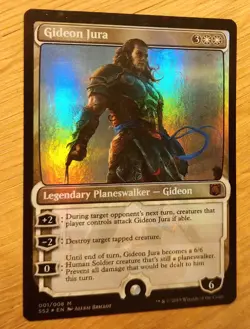 Mtg Magic: # FOIL # GIDEON JURA, Planeswalker, English Mythic - Image 1