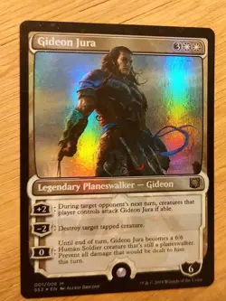 Mtg Magic: # FOIL # GIDEON JURA, Planeswalker, English Mythic - Image 4