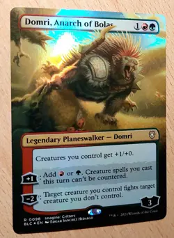 Mtg Magic FOIL Domri, Anarchist des Bolas, Anarch of Bolas, English Planeswalker - Image 2