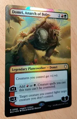 Mtg Magic FOIL Domri, Anarchist des Bolas, Anarch of Bolas, English Planeswalker - Image 4