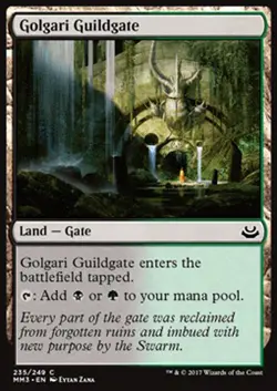 MTG GOLGARI GUILDGATE FOIL - CANCELLO DELLA GILDA GOLGARI - MMA3 - MAGIC - Image 1