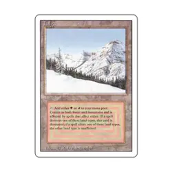 WotC MtG 3rd Ed Taiga (R) VG - Image 1