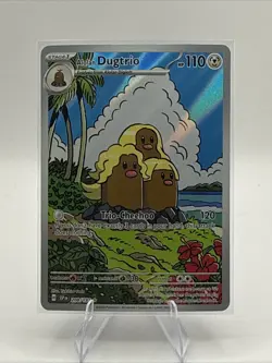 Pokemon TCG Alolan Dugtrio Illustration Rare 208/191 Surging Sparks - Image 1