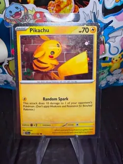 Pikachu 051/162 - Cosmos holo - Temporal Forces - Pokemon TCG - NM - Image 1