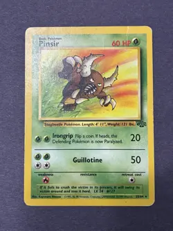 Vintage Pokemon TCG Pinsir 25/64 Non Holo Jungle Set FREE SHIPPING - Image 3