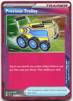 Pokemon TCG Precious Trolley SV08: Surging Sparks ACE SPEC Rare 185/191 Holo - Image 1
