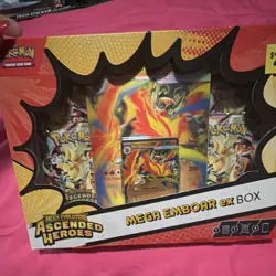 Pokemon Company Intl Mega Emboar ex Box - Mega Evolution Ascended Heroes - Image 2