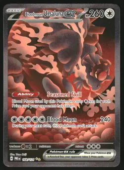 2025 Pokemon SV Prismatic Evolutions - PRE EN #168/131 Bloodmoon Ursaluna ex - Image 1