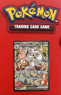 Pokemon Cinccino ex Full Art Holo Ultra Rare Temporal Forces 119/086 240 HP - Image 2