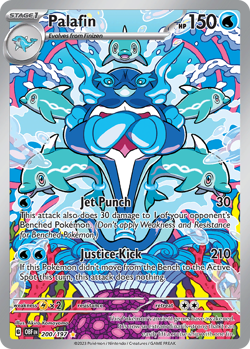 Palafin 200/197 Obsidian Flames Pokemon Near Mint - Image 1
