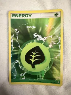 The Pokemon Company Grass Energy 105/110 Holon Phantoms Holo Rare English - Image 1