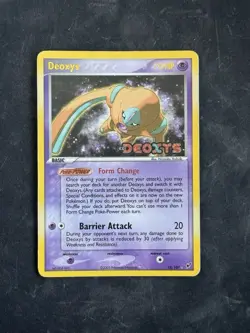 Pokemon TCG Deoxys (Defense Form) 18/107 Deoxys Reverse Holo Stamp - Image 1