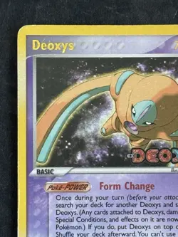 Pokemon TCG Deoxys (Defense Form) 18/107 Deoxys Reverse Holo Stamp - Image 2