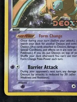 Pokemon TCG Deoxys (Defense Form) 18/107 Deoxys Reverse Holo Stamp - Image 5
