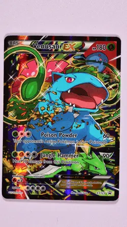 Pokemon Venusaur EX XY123 Black Star Promo 20th Anniversary Full Art NM - Image 1