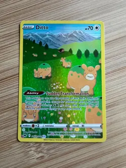 The Pokemon Company Ditto GG22/GG70 Crown Zenith Galarian Gallery Holo EN - Image 1