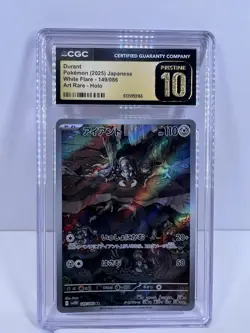 Pokemon TCG Durant Art Rare Holo Japanese 2025 CGC Pristine 10 SV11W 149/086 - Image 1