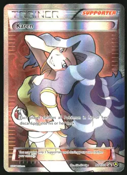 2013-17 Pokemon XY Promos #XY177a Karen - Image 1
