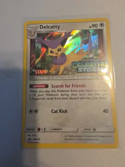 Delcatty SM132 NM Celestial Storm Stamped Prerelease Black Star Pokemon Promo! - Image 1