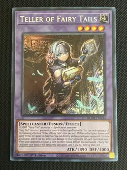 Yugioh! Teller of Fairy Tails BLZD-EN034 Blazing Dominion 1st Ed. Secret Rare NM - Image 1