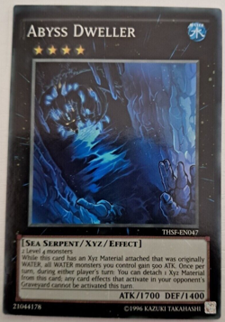 Abyss Dweller Super Rare Mixed Edition THSF-EN047 Yugioh Card - Image 1
